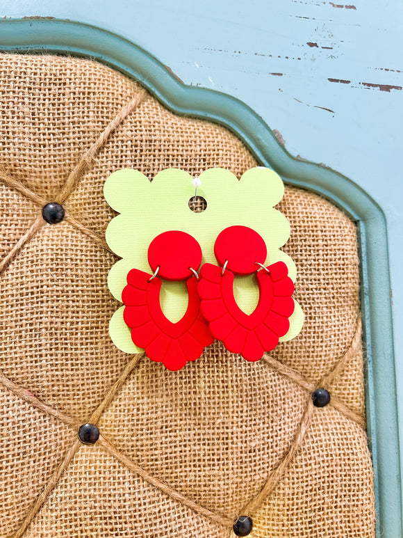 Red Clay Earrings