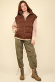 Chocolate Puffer Vest