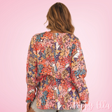 Boho Floral Blouse