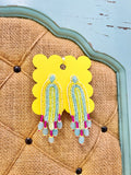 Beaded Long Earrings
