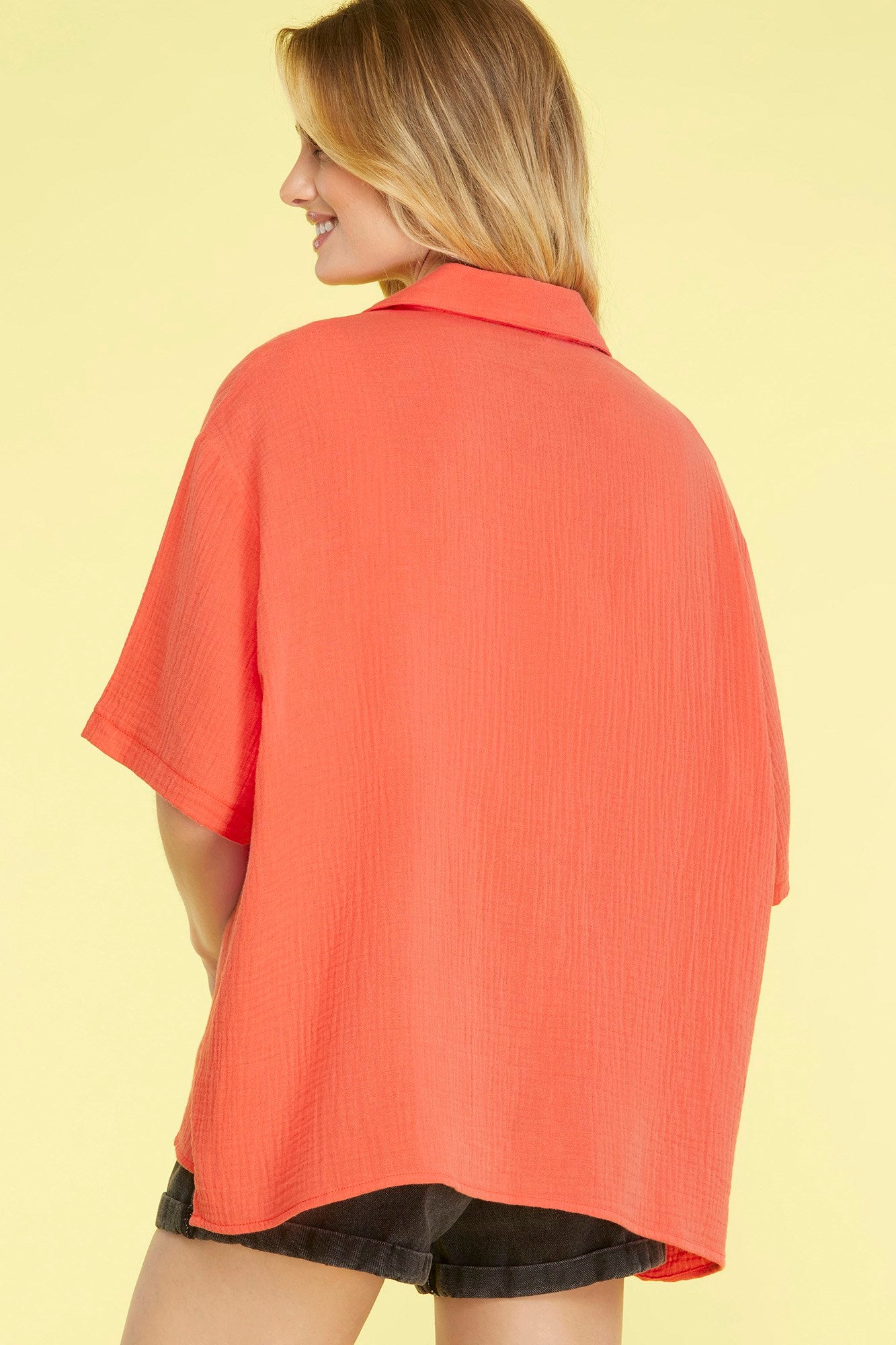 Sunset Stroll Button Down Top (S-L)