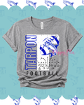 Block T Football Tee