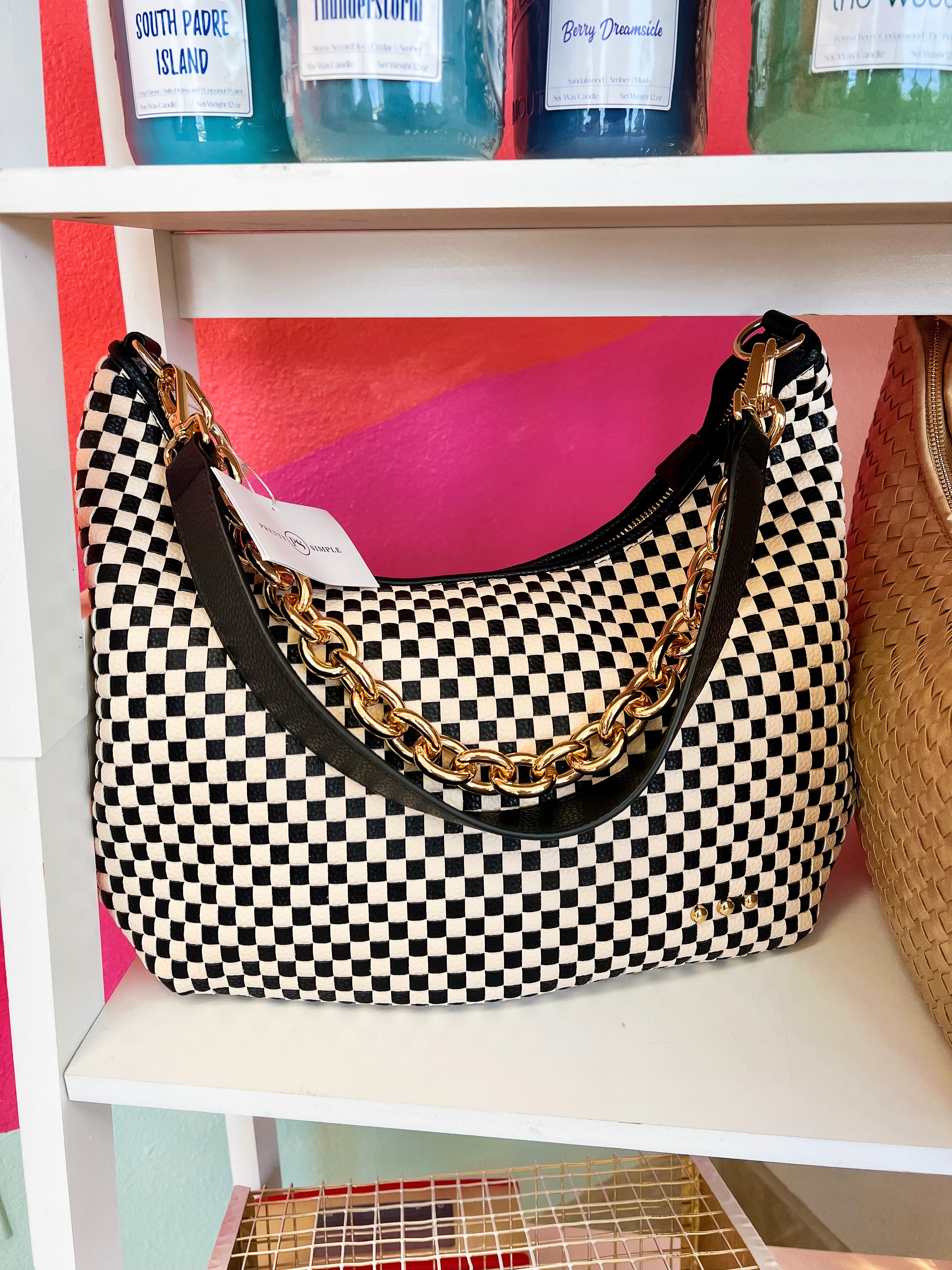 Sienna Slouchy Woven Shoulder Bag