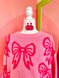 Pink Bow Sweater