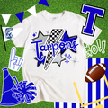 Checkered Bolt Tarpons Tee