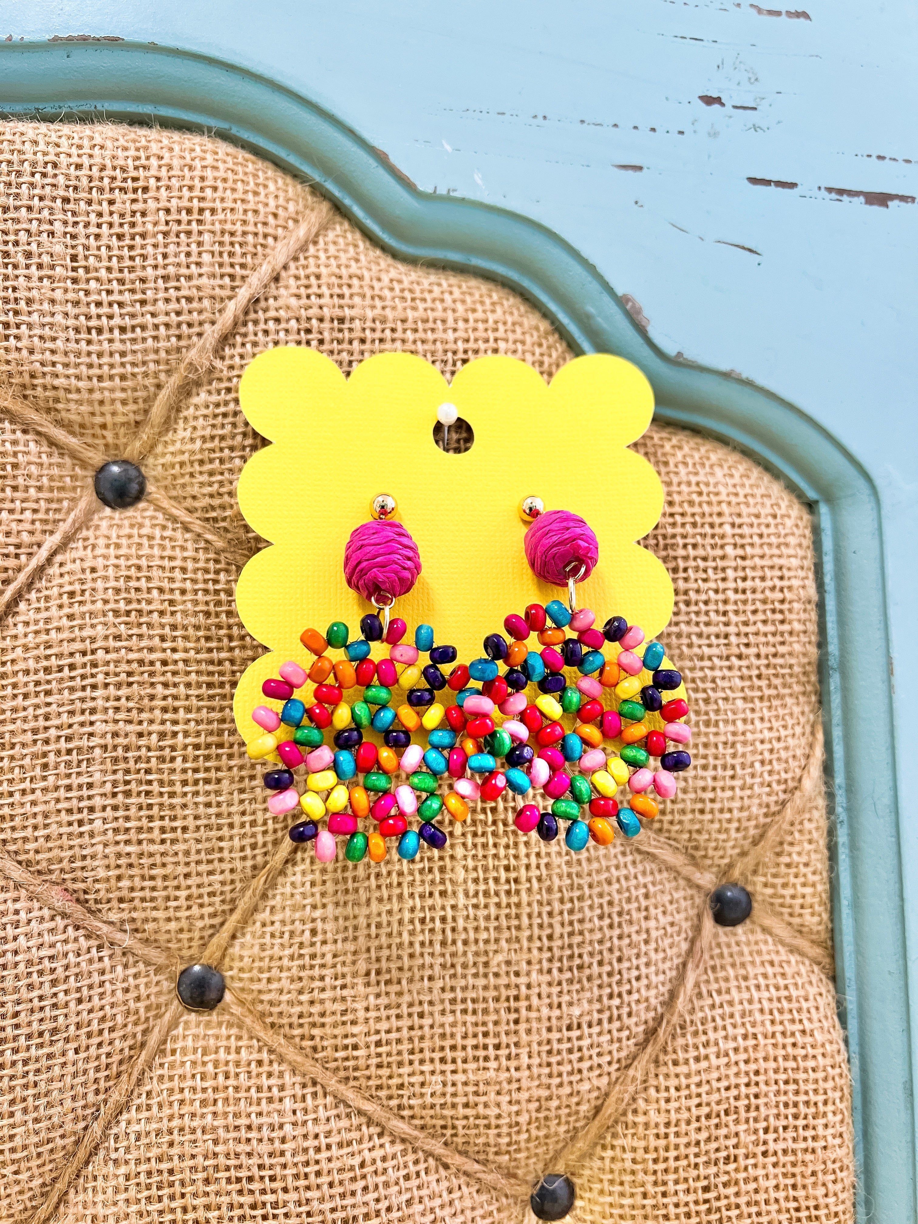 Colorful Beaded Earrings