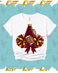 Maroon + Gold Cheer Tee