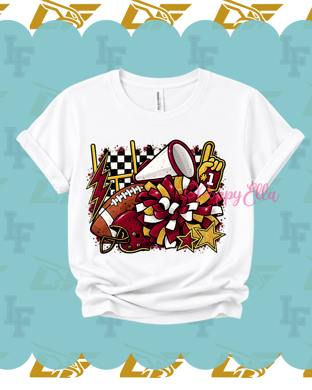 Maroon + Gold Spirit Tee