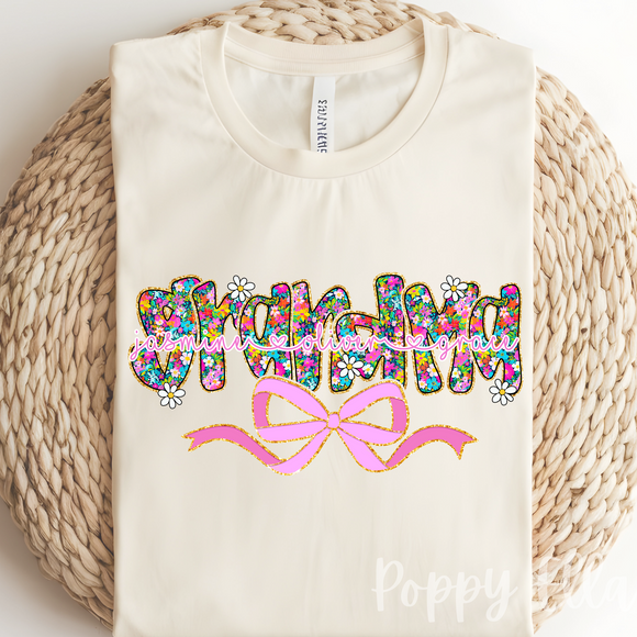 Custom Grandma Tee With Names