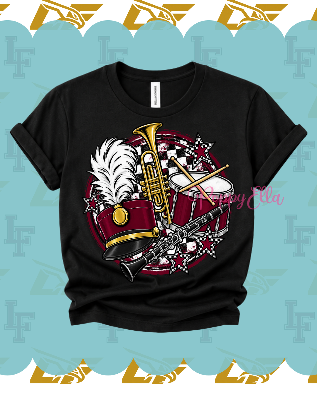 Band Maroon Theme Tee