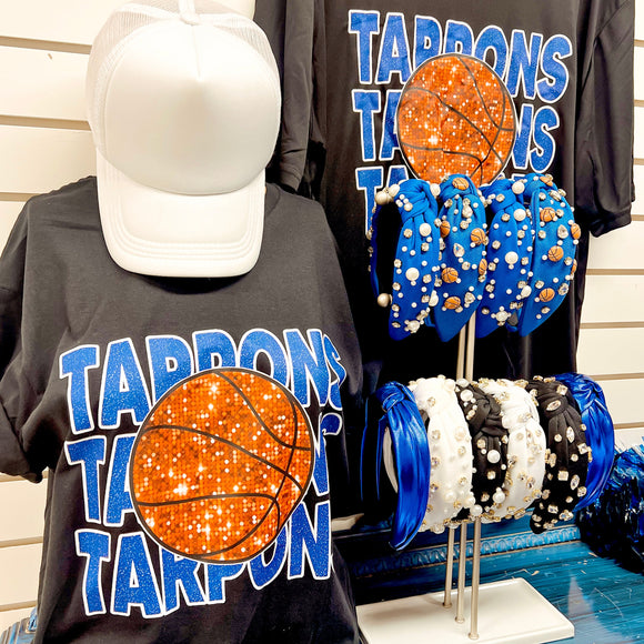 Tarpons Faux Sequin Basketball Tee