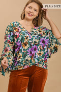 Forest Floral Mix Blouse