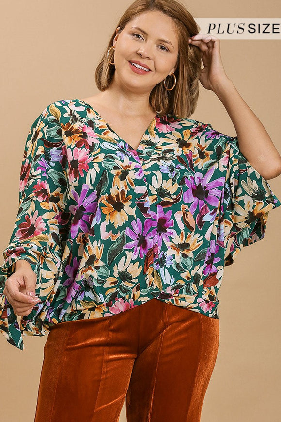 DOORBUSTER - Forest Floral Mix Blouse