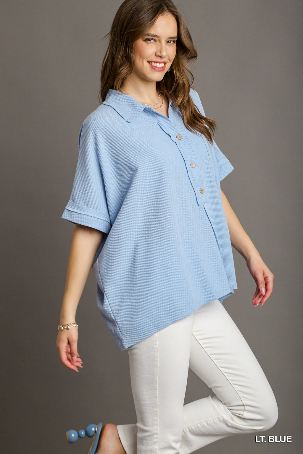 Light Blue Oversized Top (S-L)
