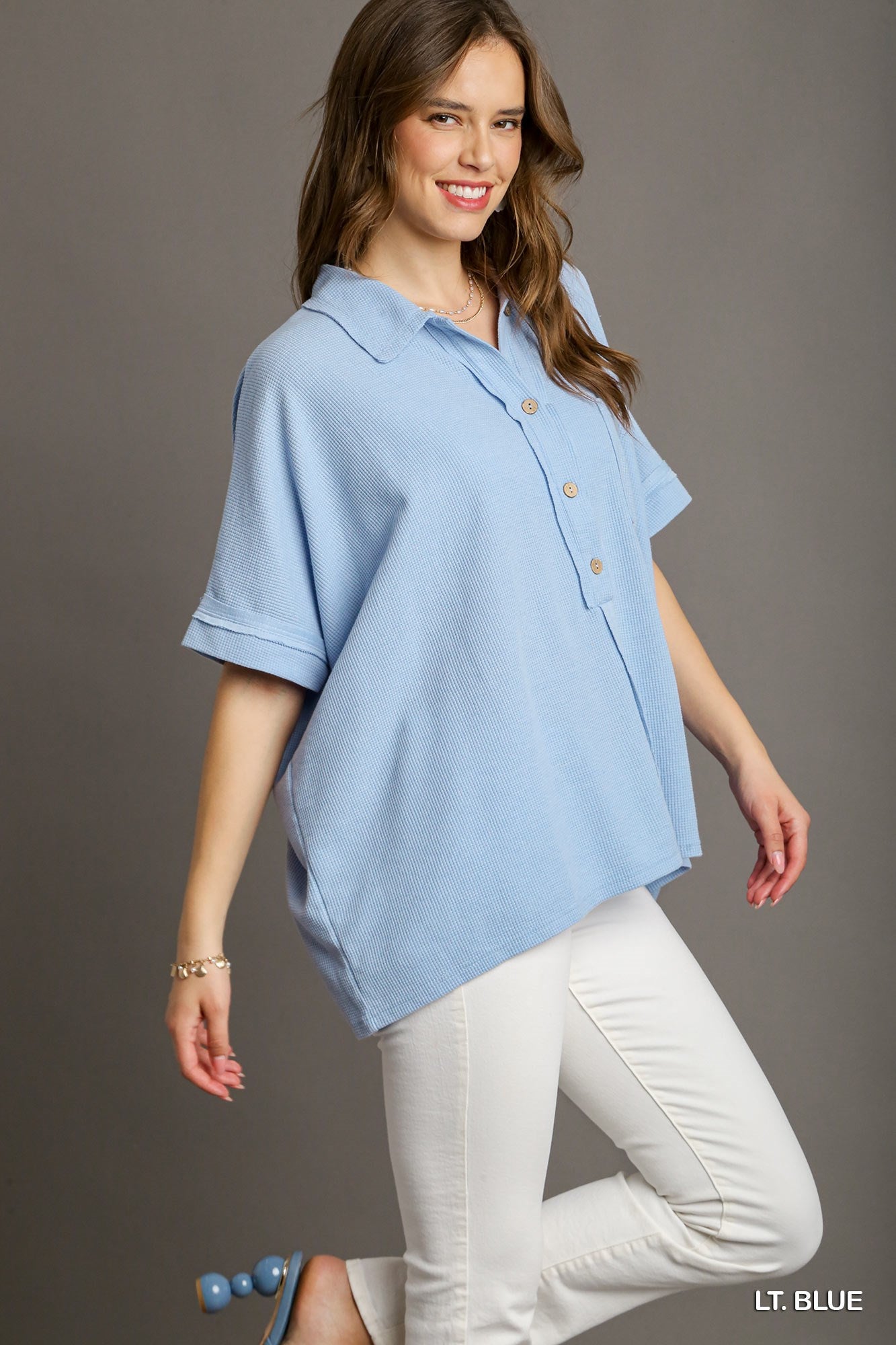 Light Blue Oversized Top (S-L)