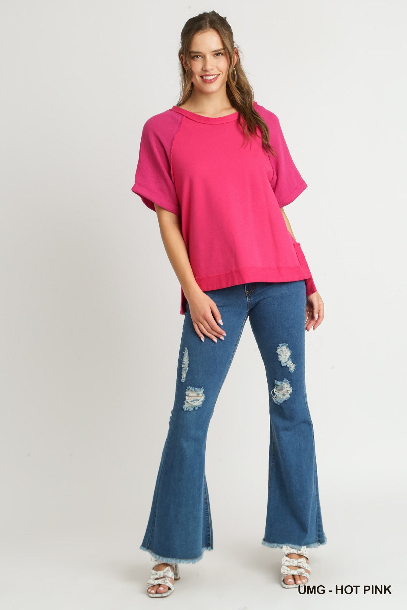 Hot Pink Boxy Tee (S-L)