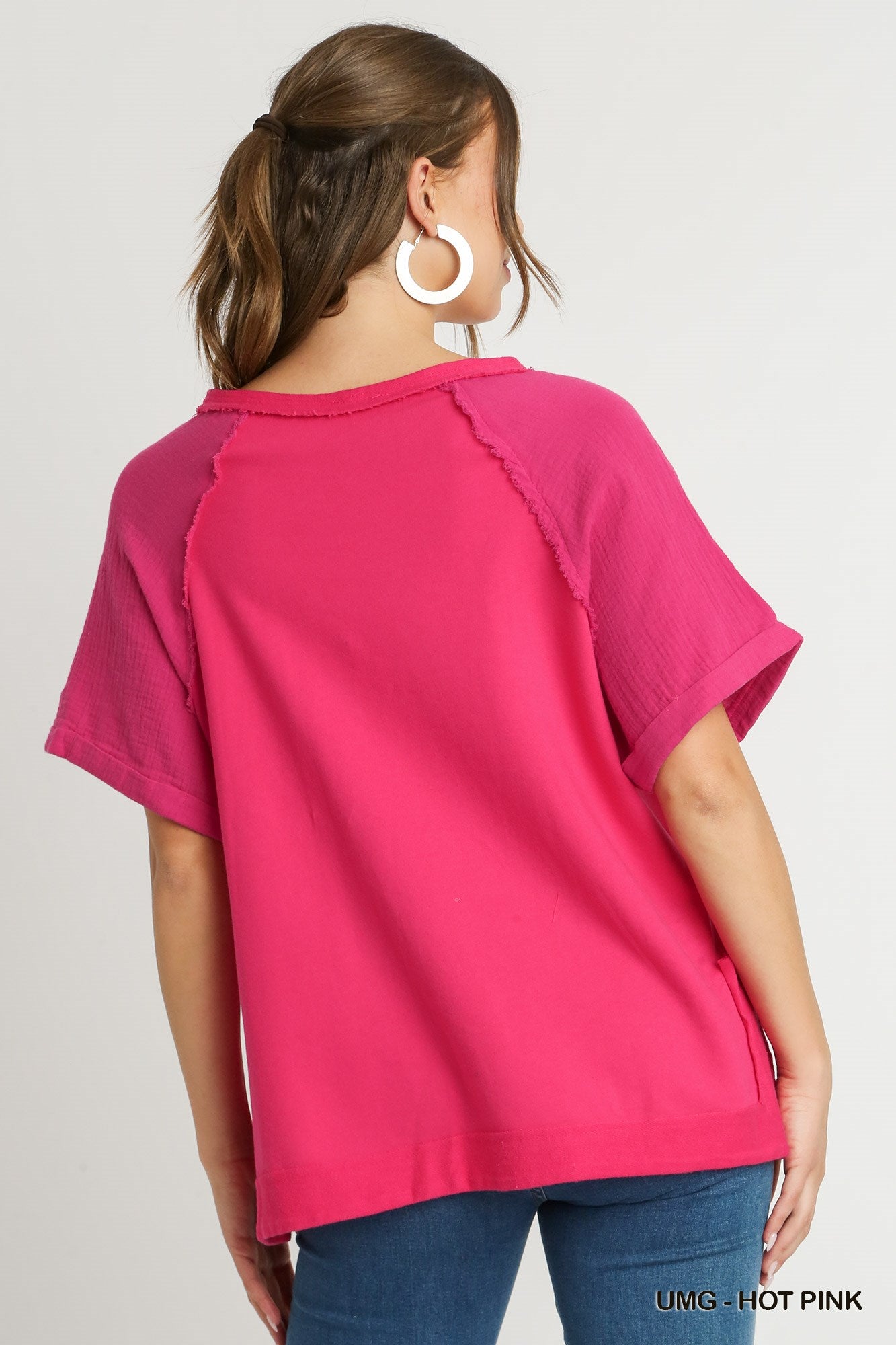 Hot Pink Boxy Tee (S-L)