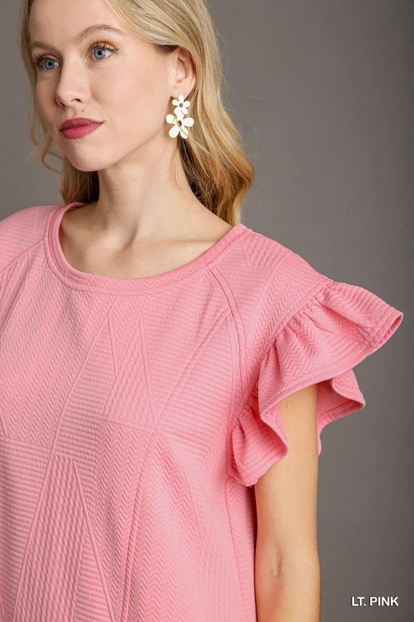 Light Pink Jacquard Dress