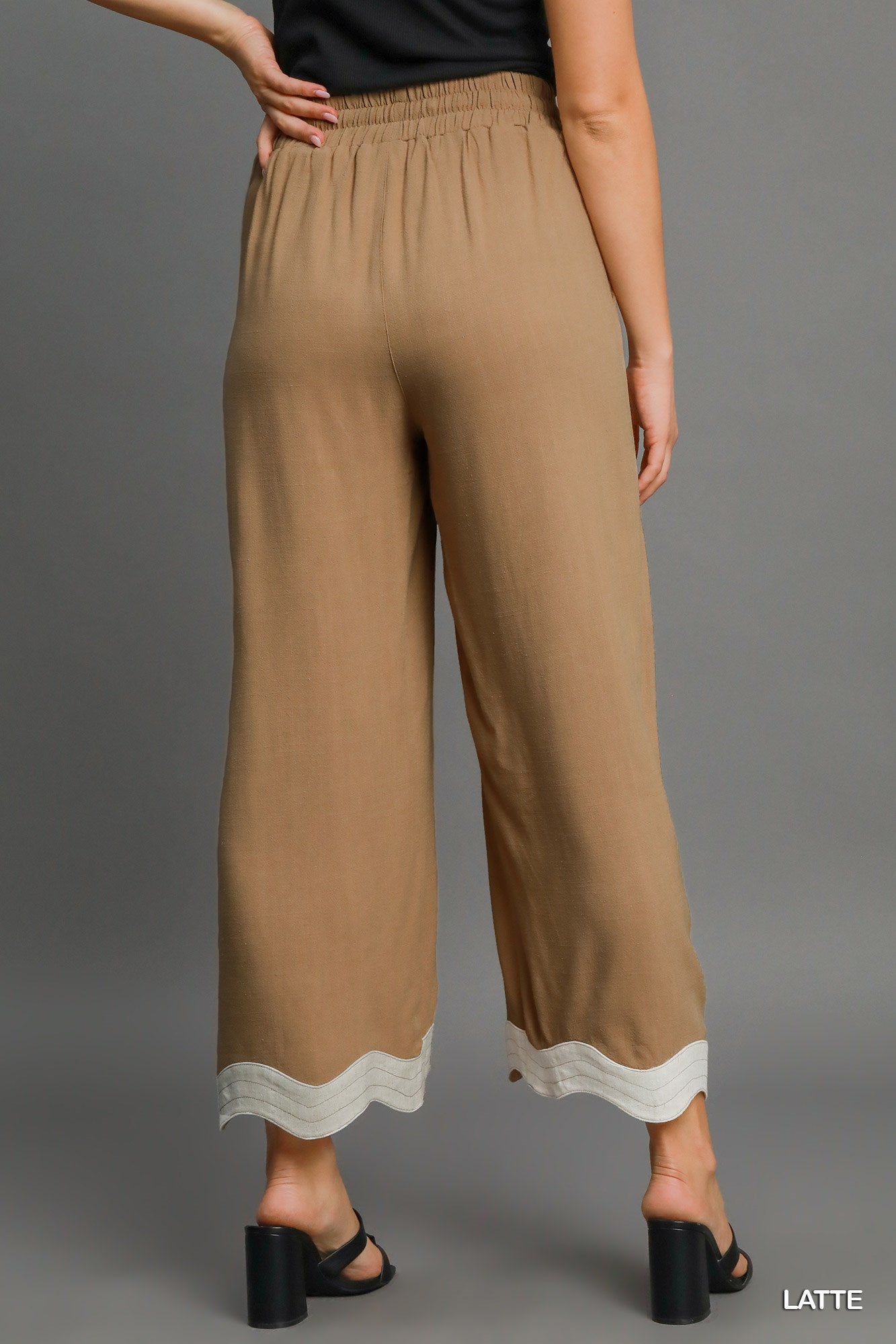 Latte Scallop Pants