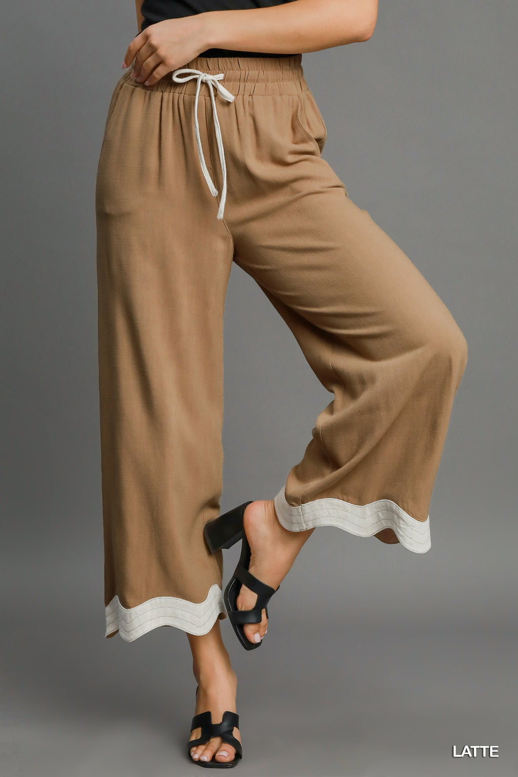 Latte Scallop Pants
