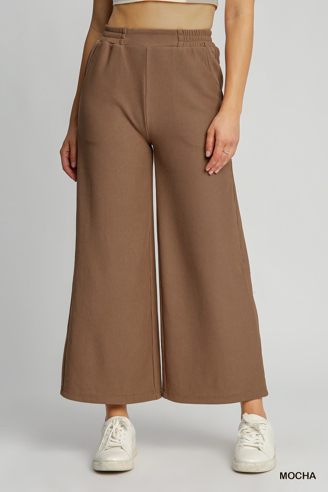 Mocha Ribbed Pants