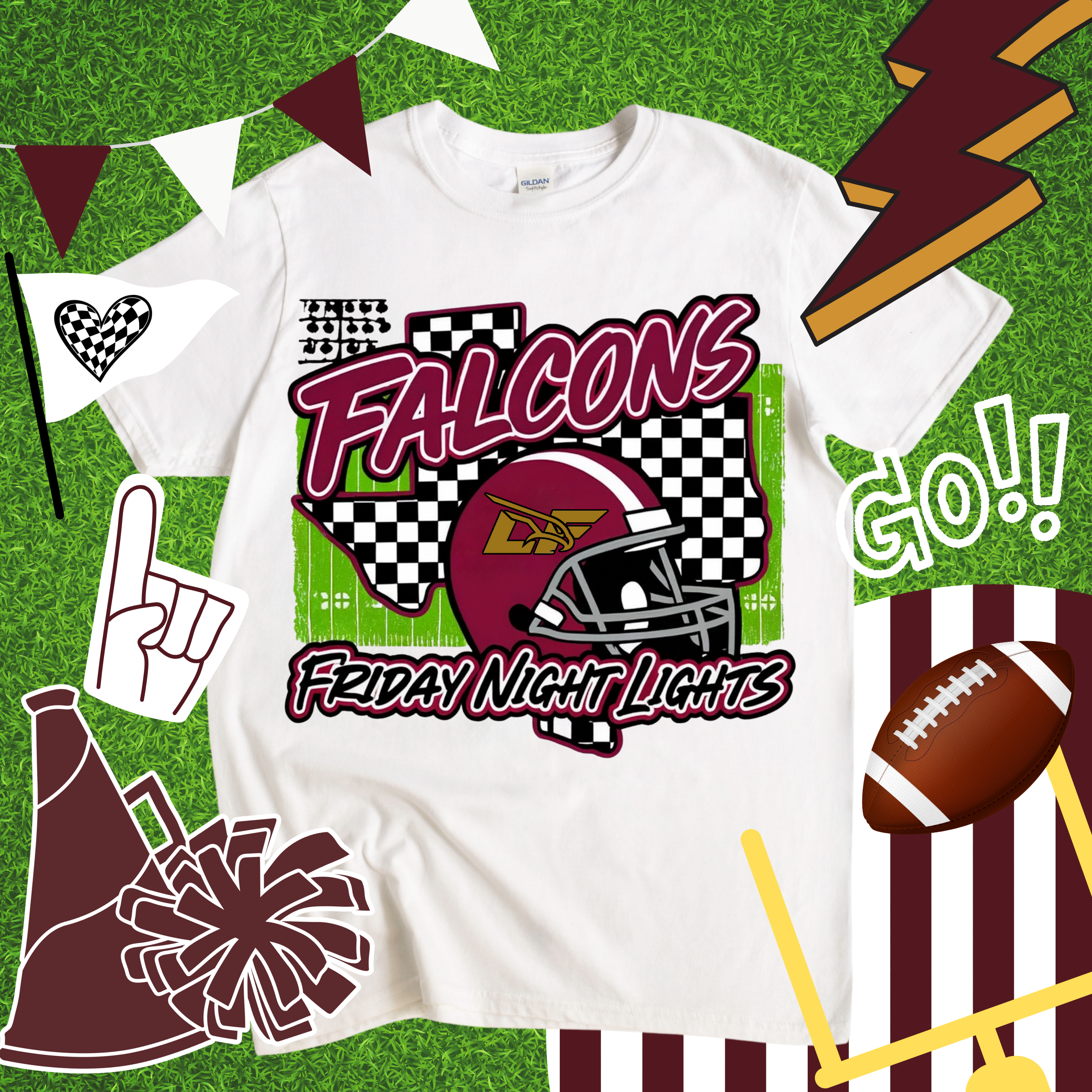 Falcons Friday Night Lights Tee