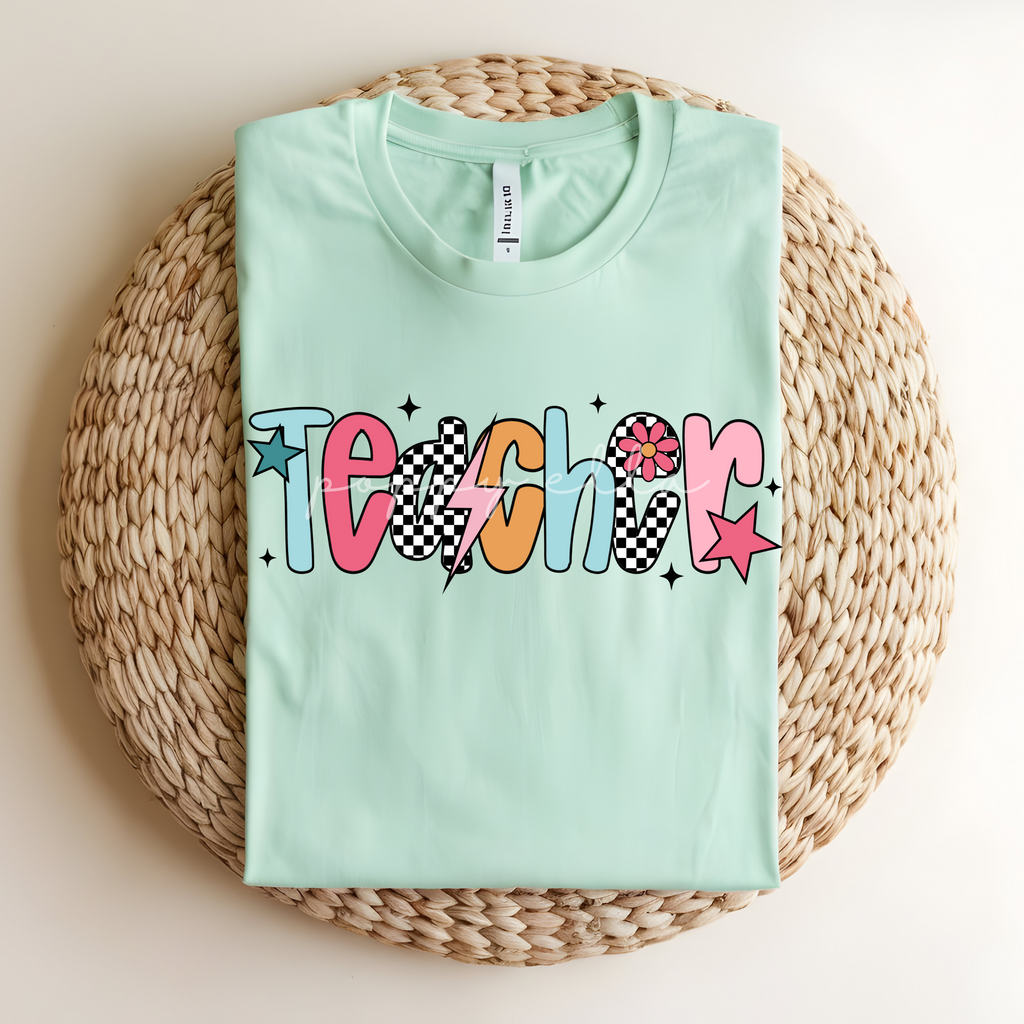 Retro Teacher Tee