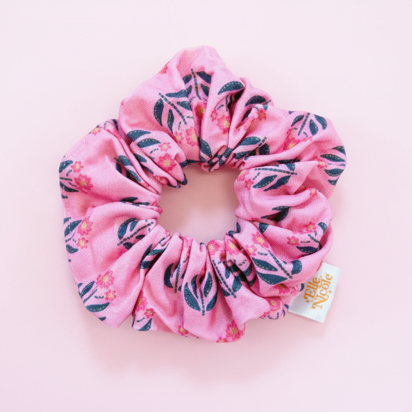 Whimsy Floral Scrunchie