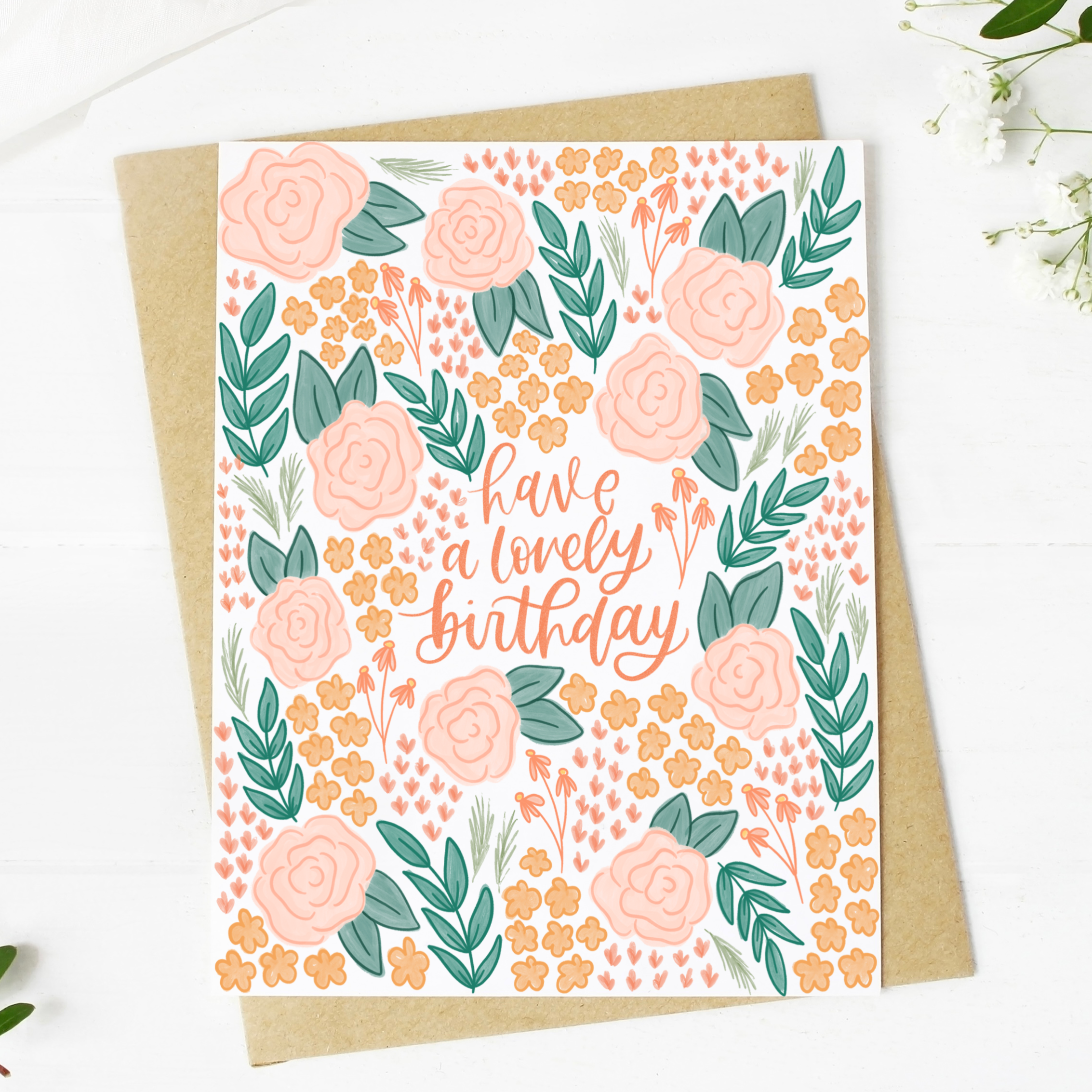 "Have a lovely birthday" Card
