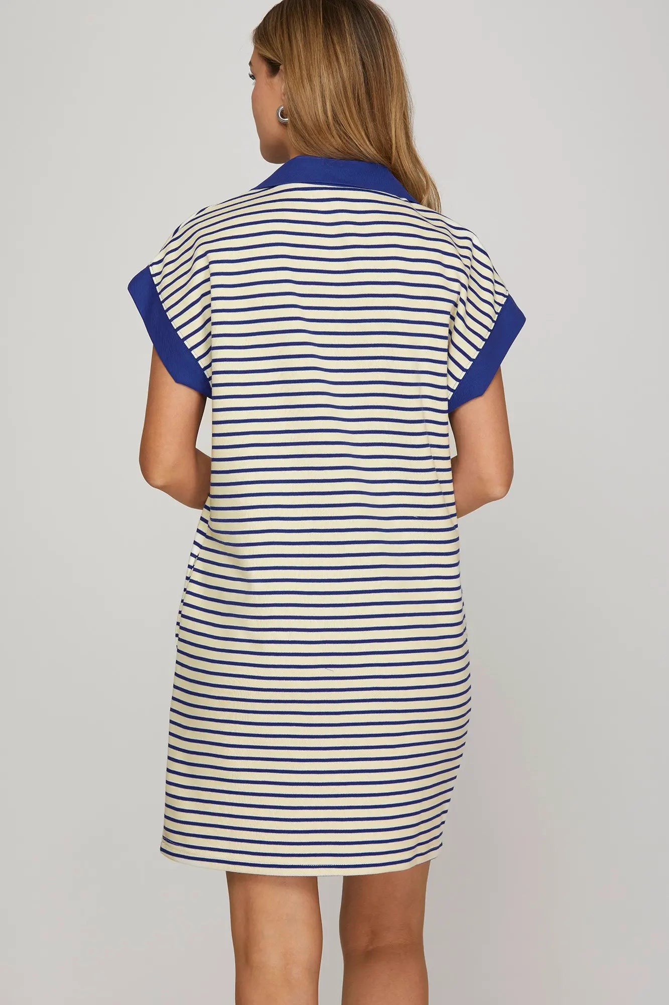 Royal Striped Dress