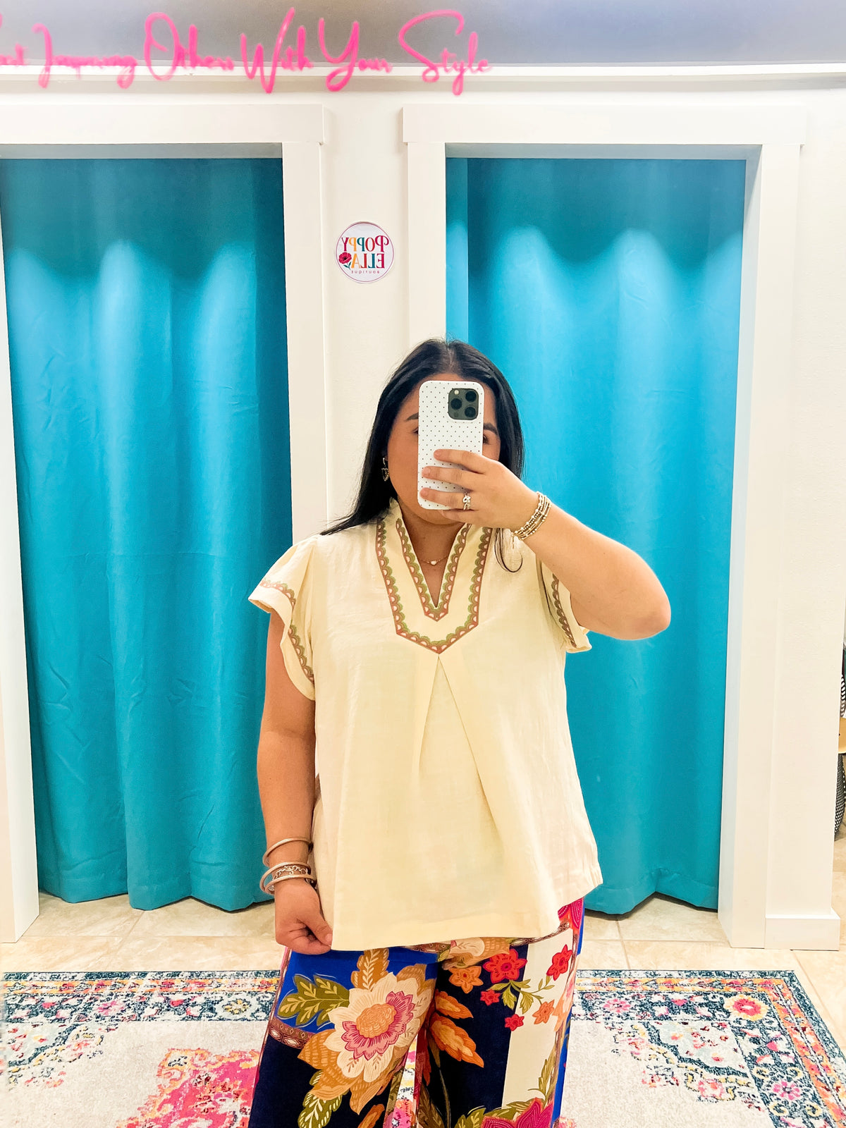 Elena Embroidered Blouse