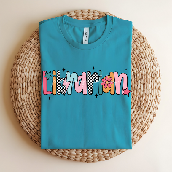 Retro Librarian Tee