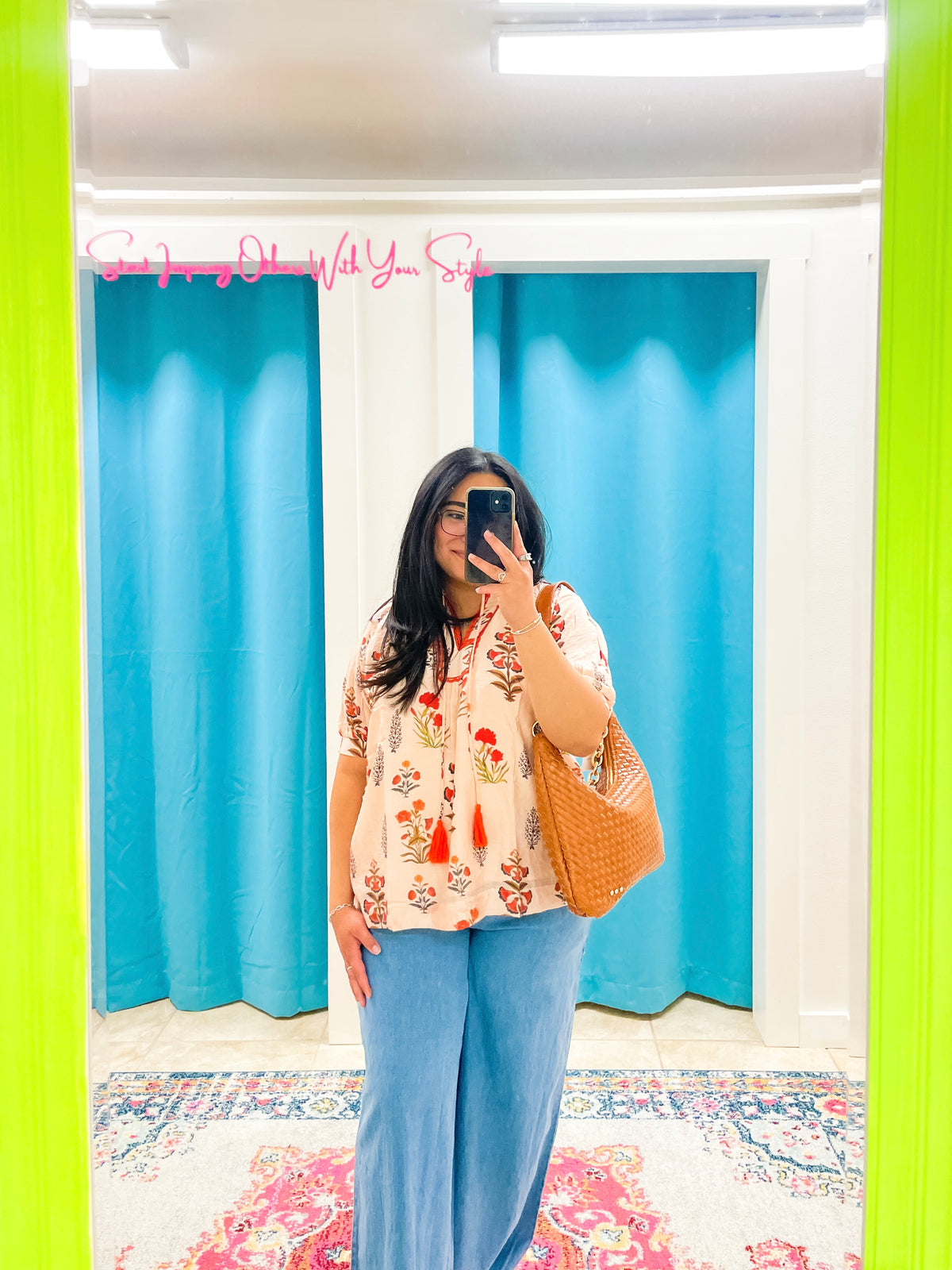Santa Fe Floral Top