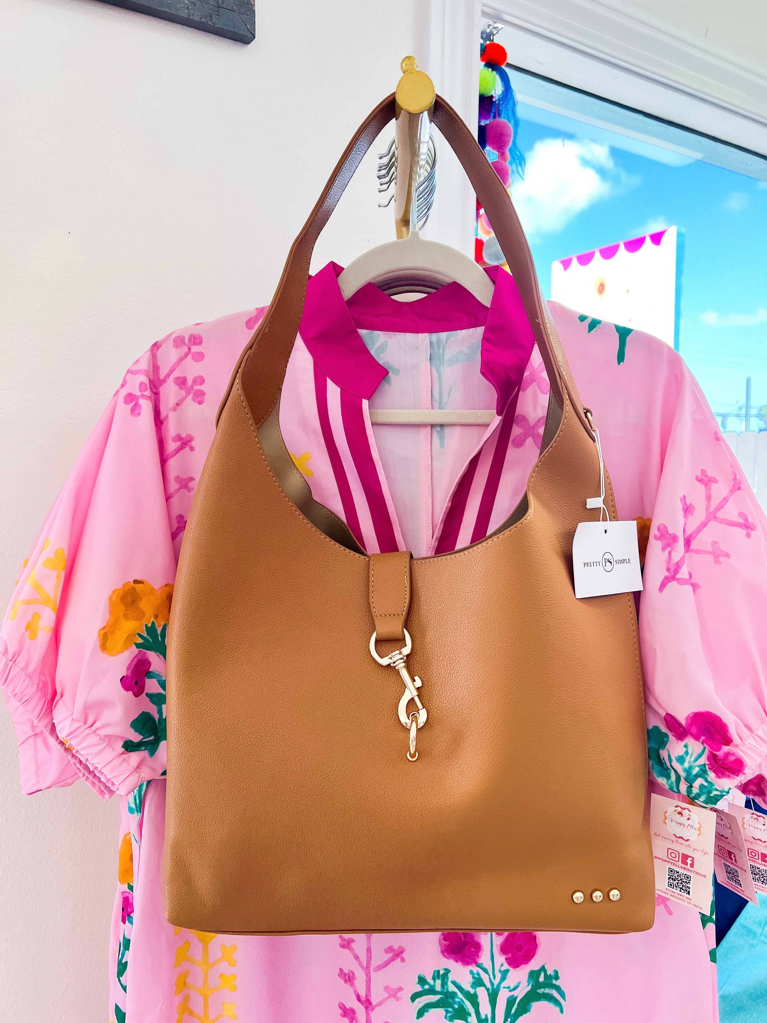 Haddie Hobo Vegan Tote (3 Color Options)