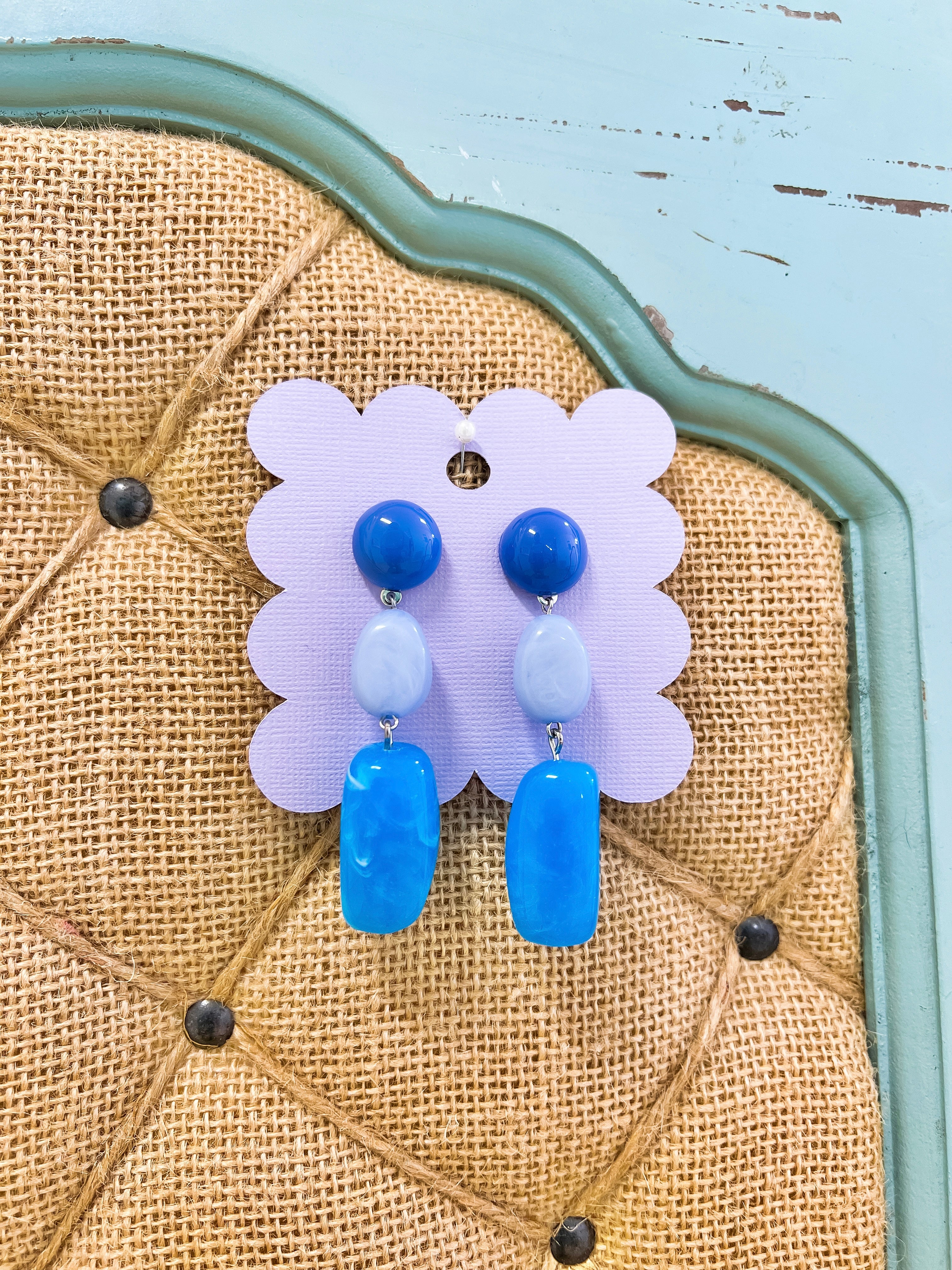 Shades of Blue Earrings