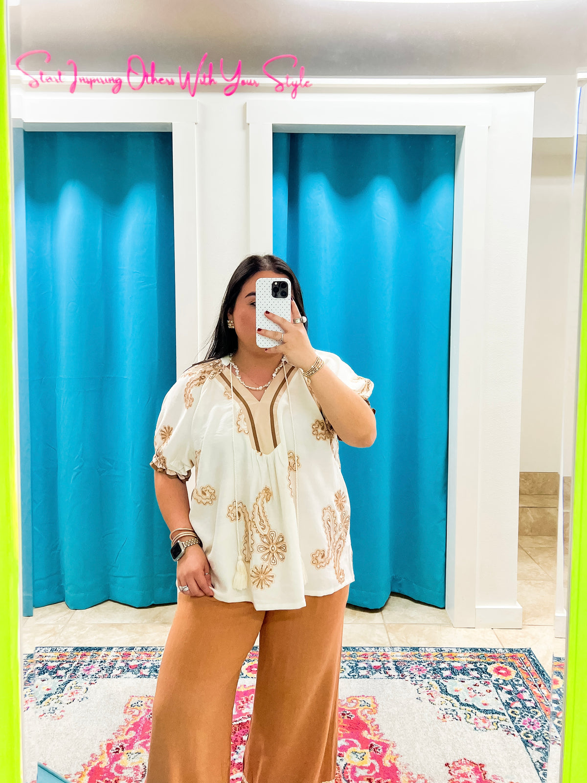 Siena Embroidered Top