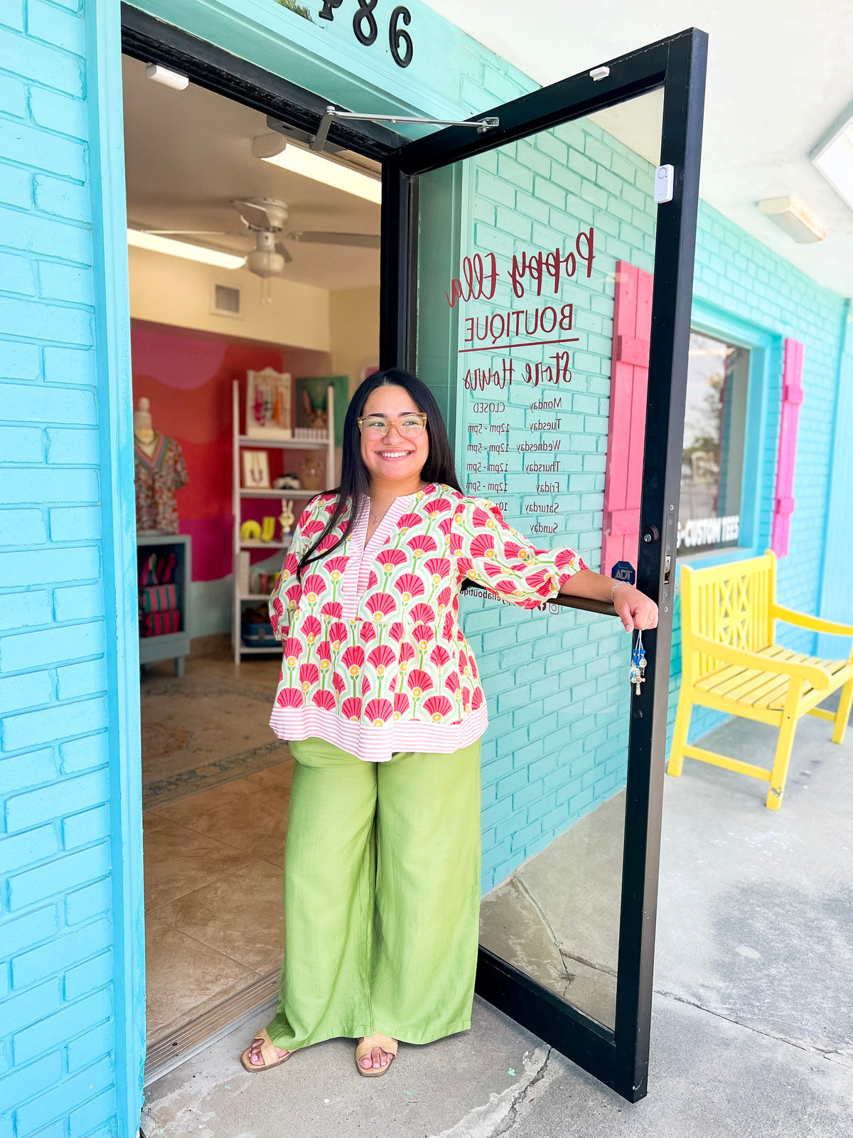 Shell Garden Blouse (S-2X)