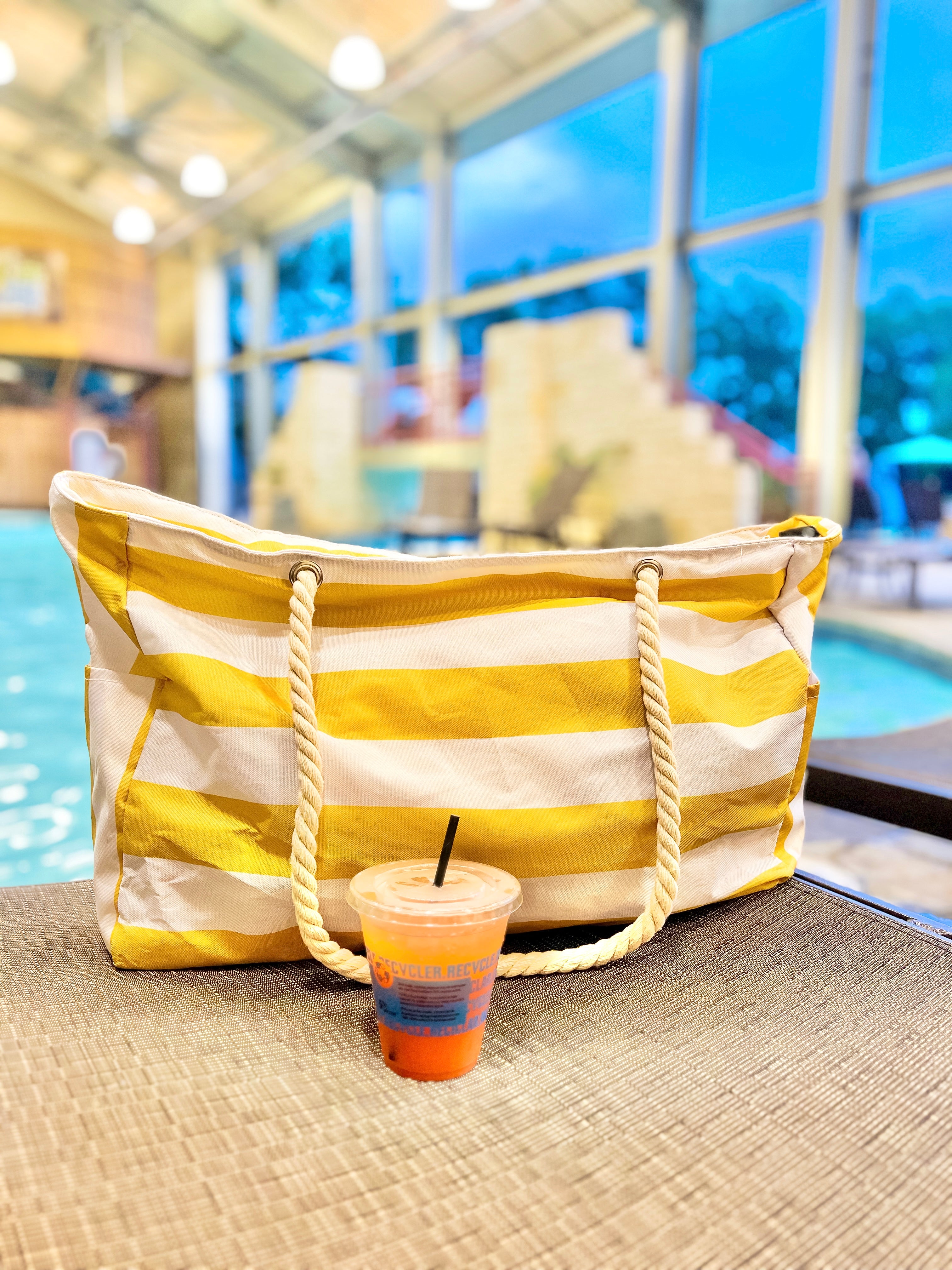 Striped Beach Tote (3 Color Options)