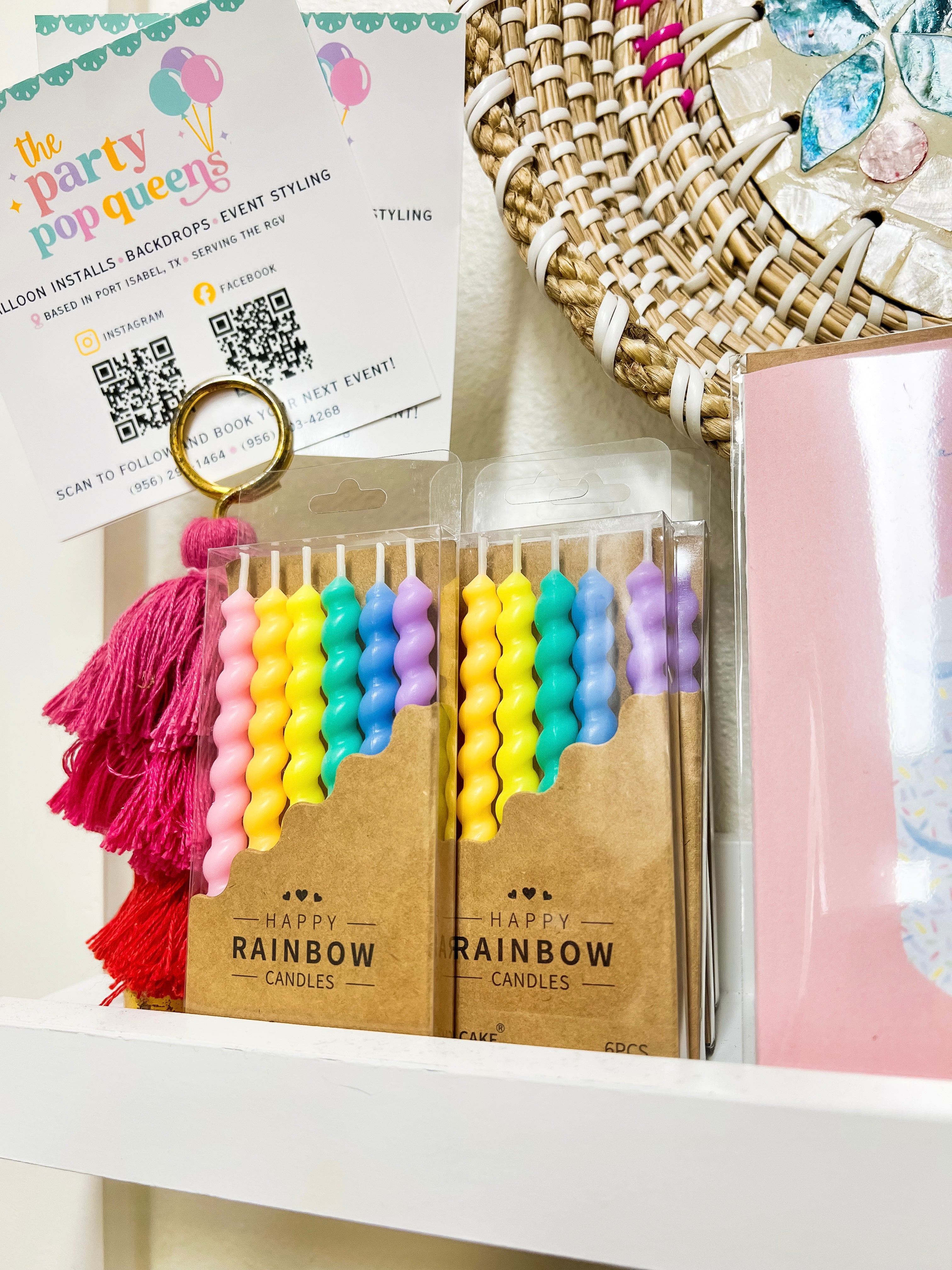 6 Pack Party Candles