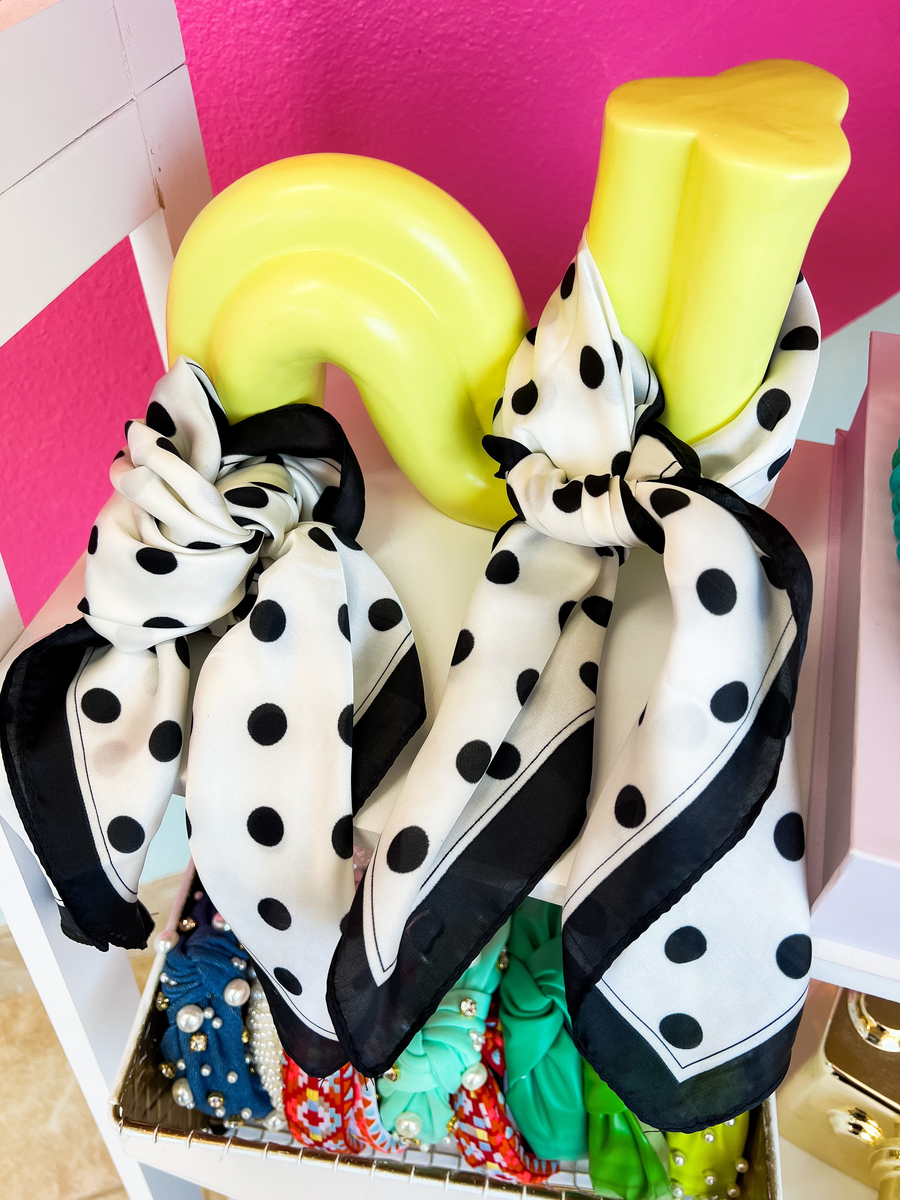 Polka Dot Scarves