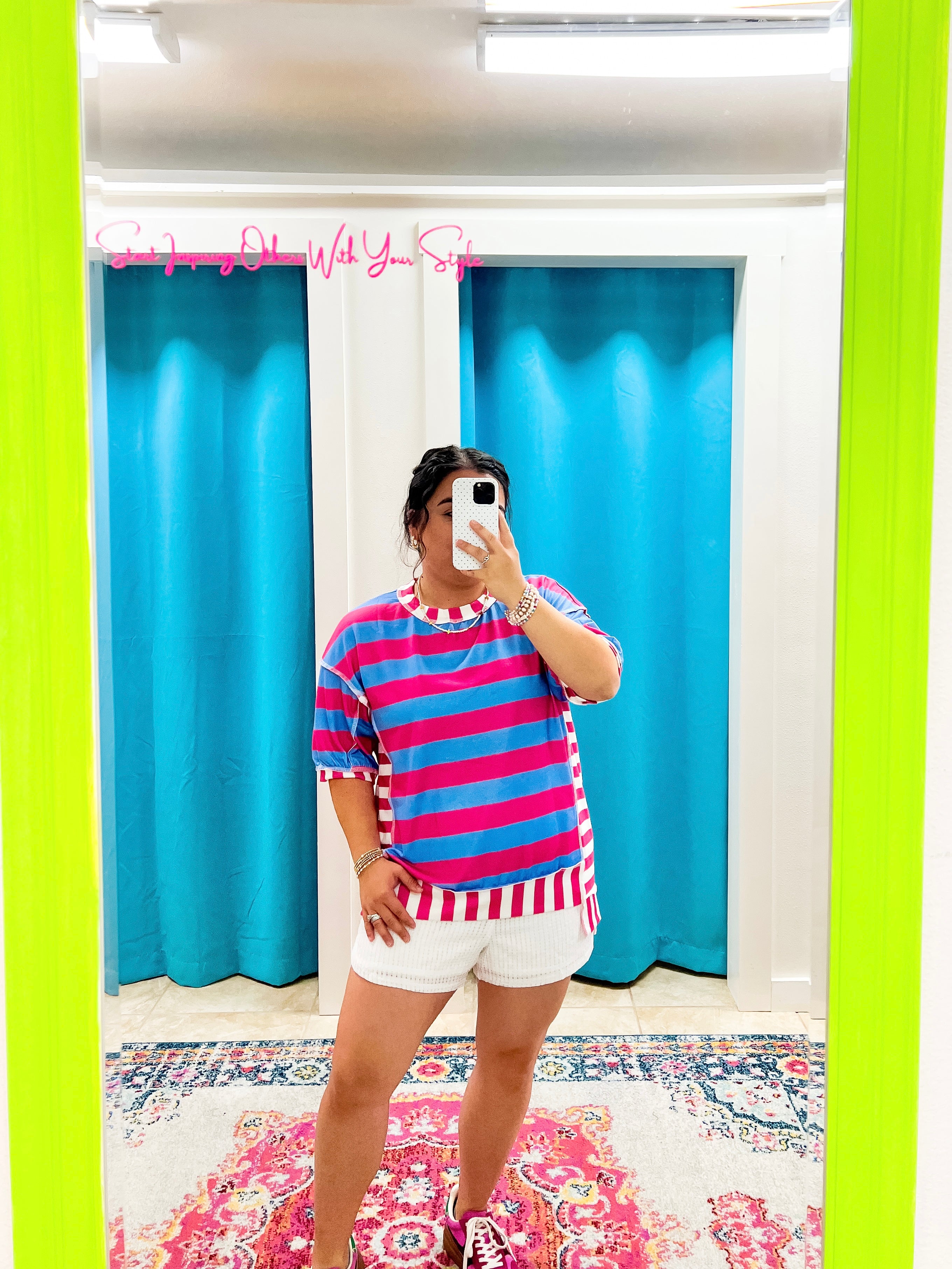 Mixed Stripe Top