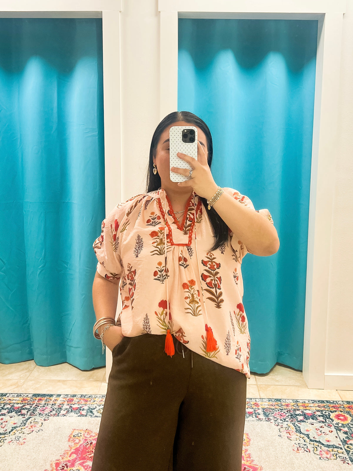 Santa Fe Floral Top