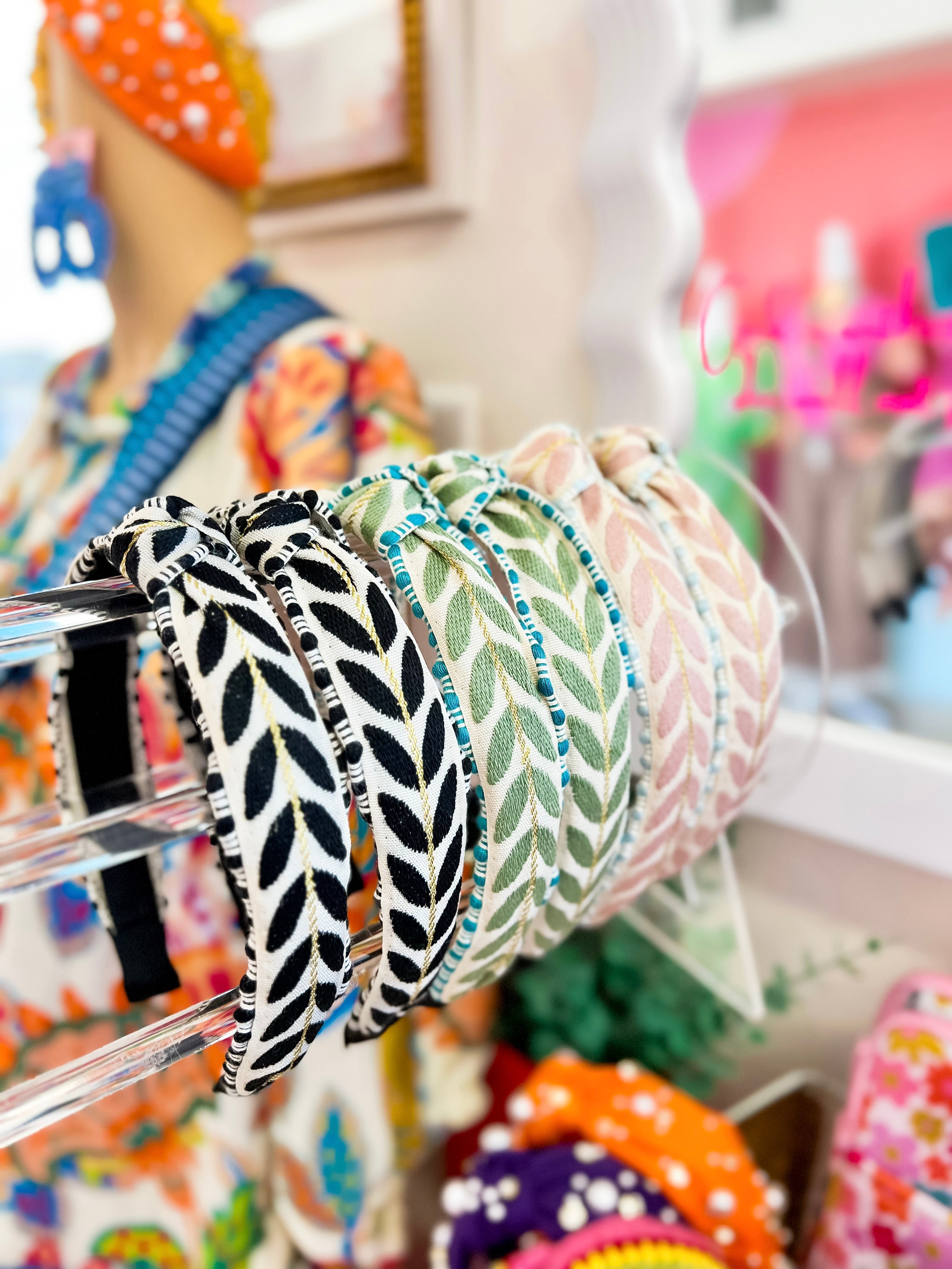 Boho Embroidered Headband