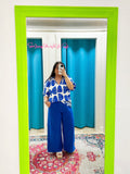 Cobalt Wide Leg Pants (S-L)