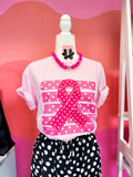 Strong in Pink Tee