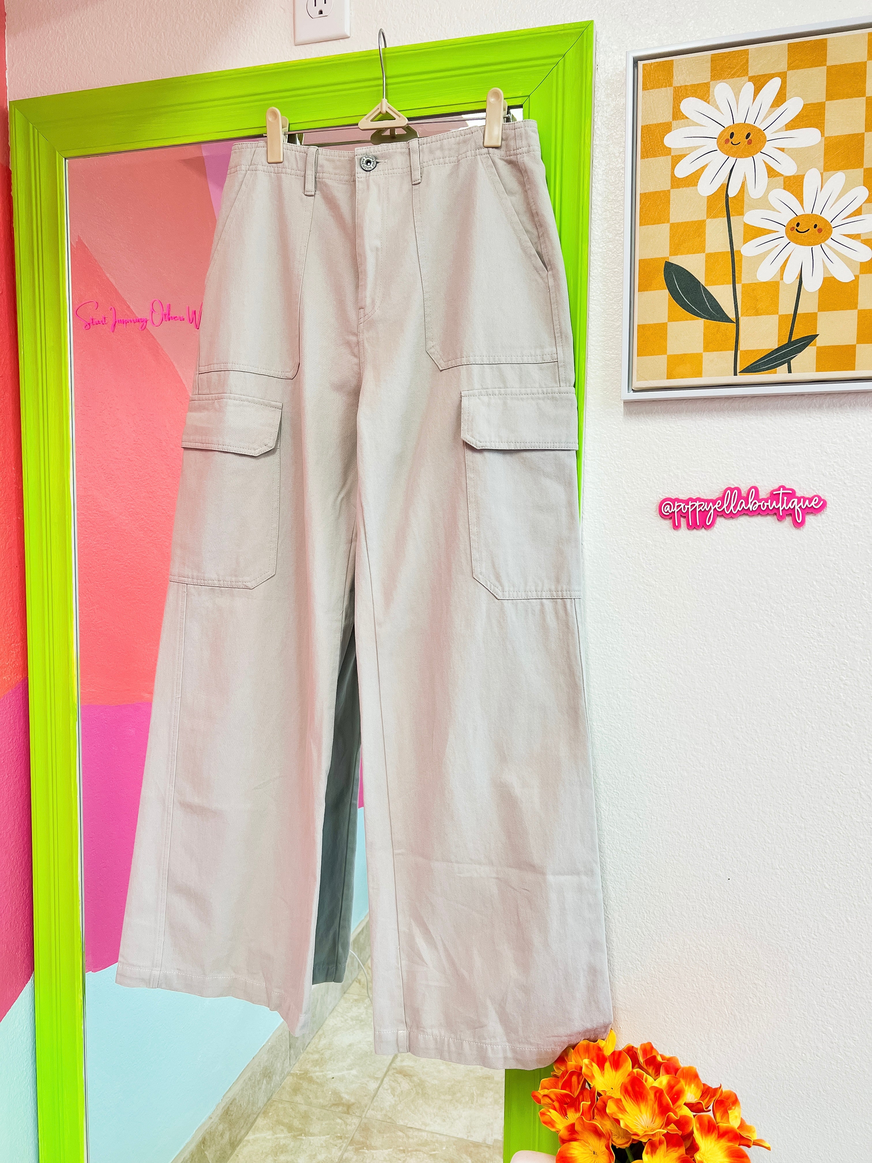 Stone Cargo Jeans (S-L)