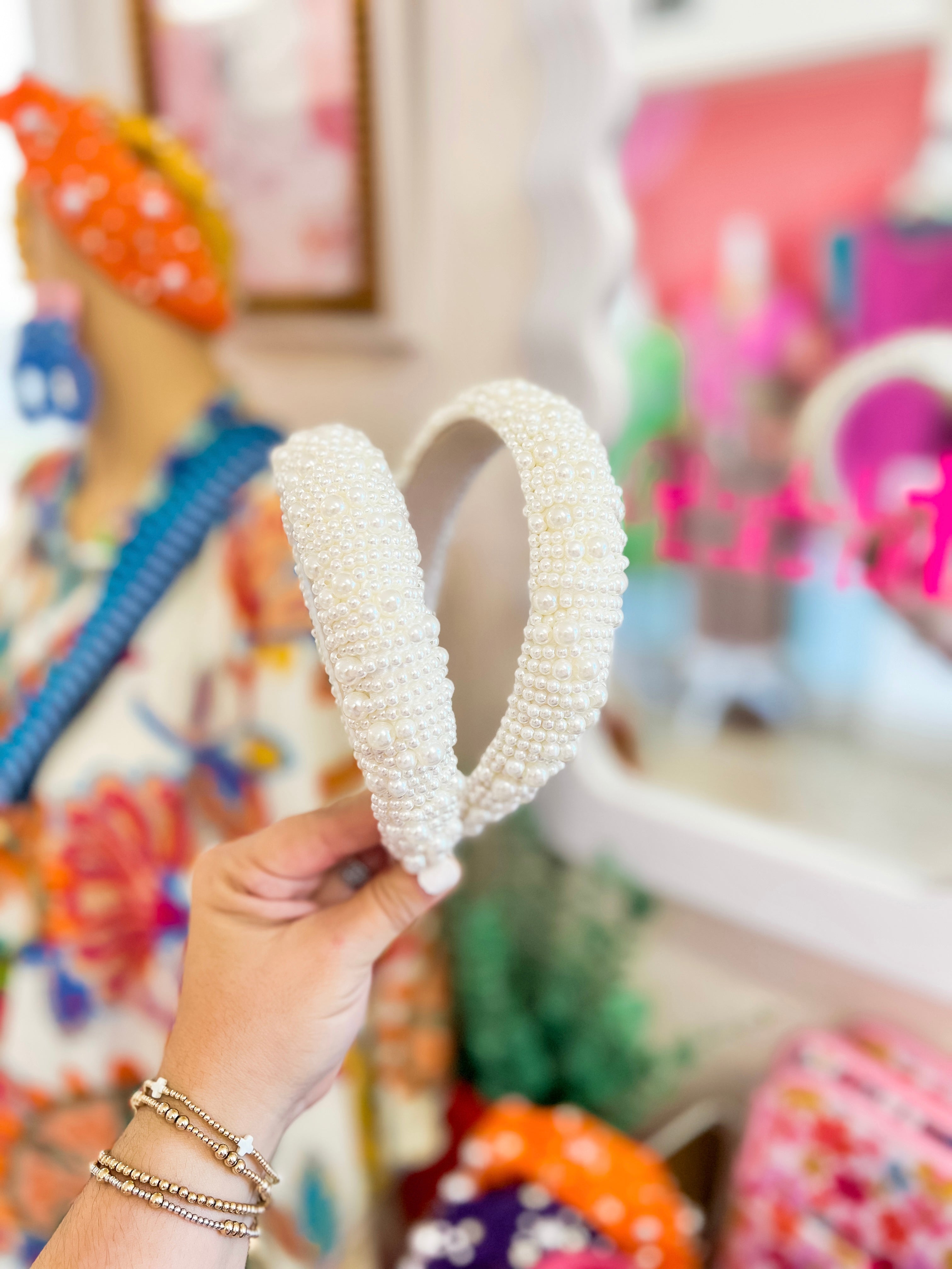 Chunky Pearl Headband