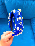 Royal Pearl Rhinestone Headband