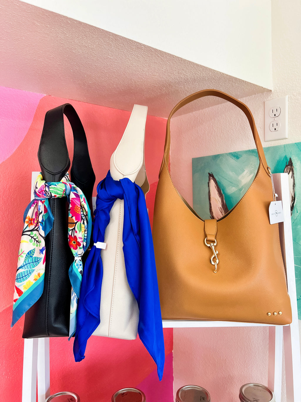 Haddie Hobo Vegan Tote (3 Color Options)