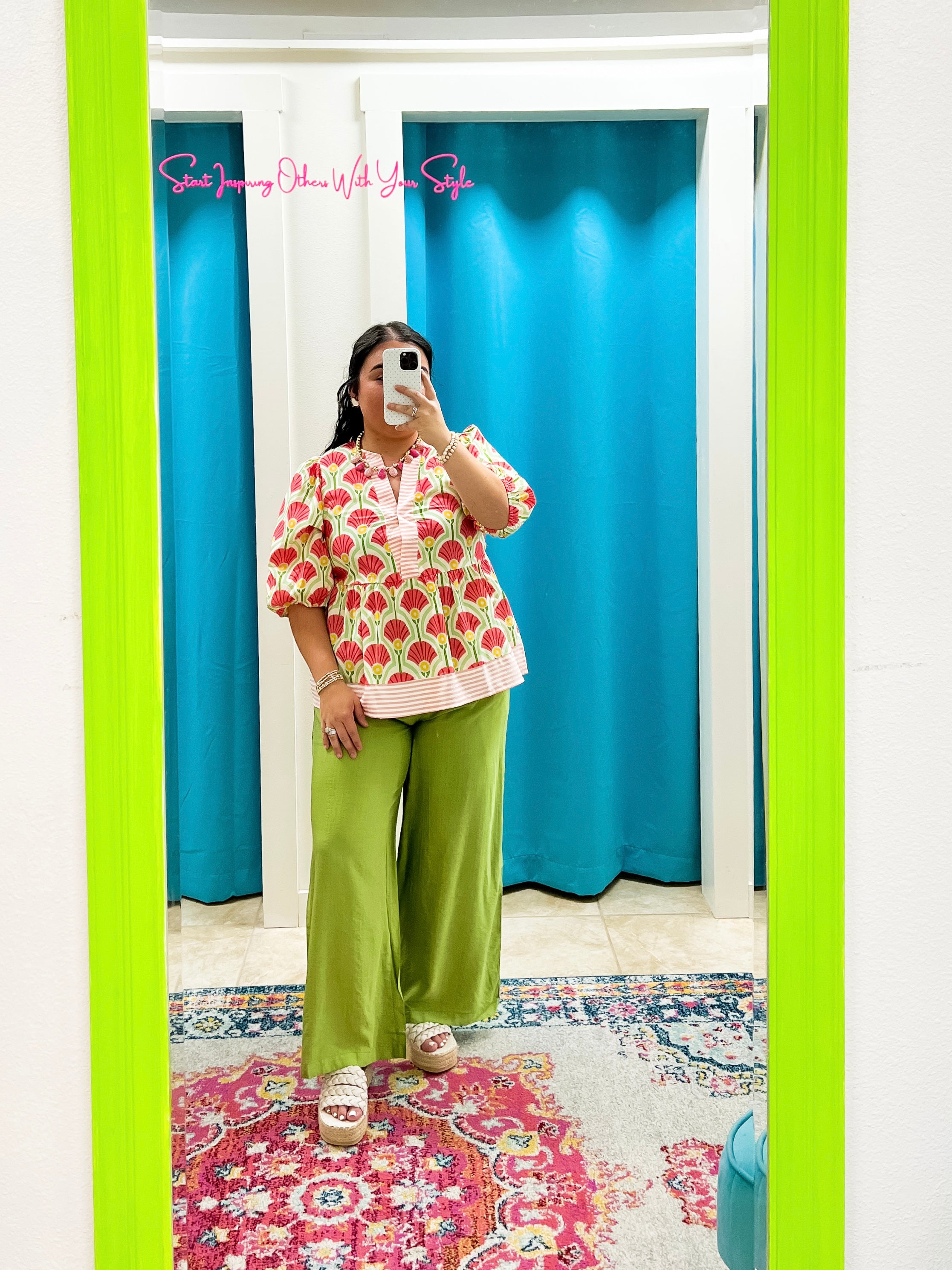 Seagrass Wide Leg Pants (S-2X)